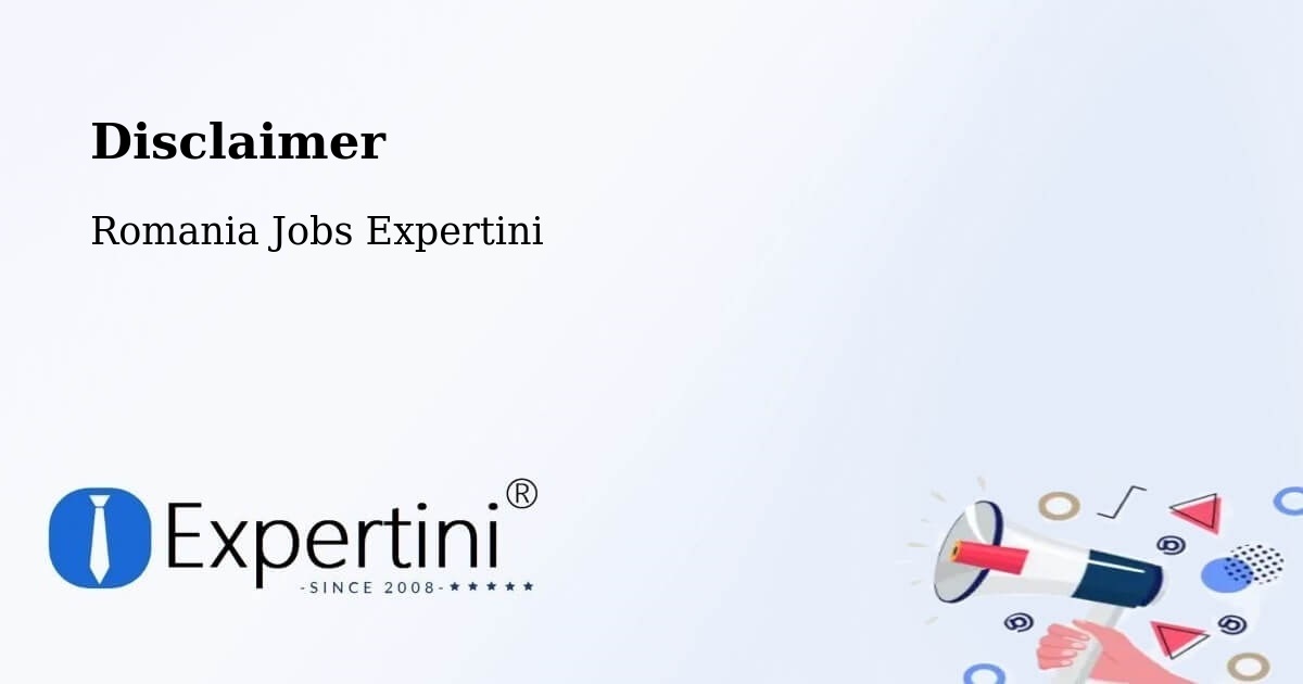 Disclaimer – Râmnicu Vâlcea - Romania Jobs Expertini